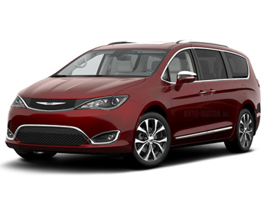 Коврики из экокожи 3D Chrysler Pacifica (RU) 2016-н.в. (7 мест)