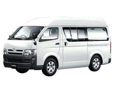Коврики из экокожи 3D Toyota HiAce (H200) 2004-2010 (правый руль)*