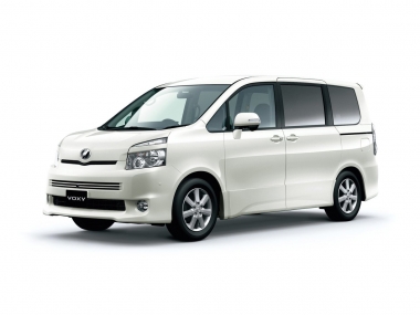 Коврики из экокожи 3D Toyota Voxy II R70 (2007-2013) (7 мест) комплектация с салазками и проходом*