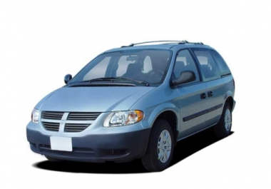 Коврики из экокожи 3D Dodge Caravan IV (2001-2007) 2 и 3 ряд убираются в пол*